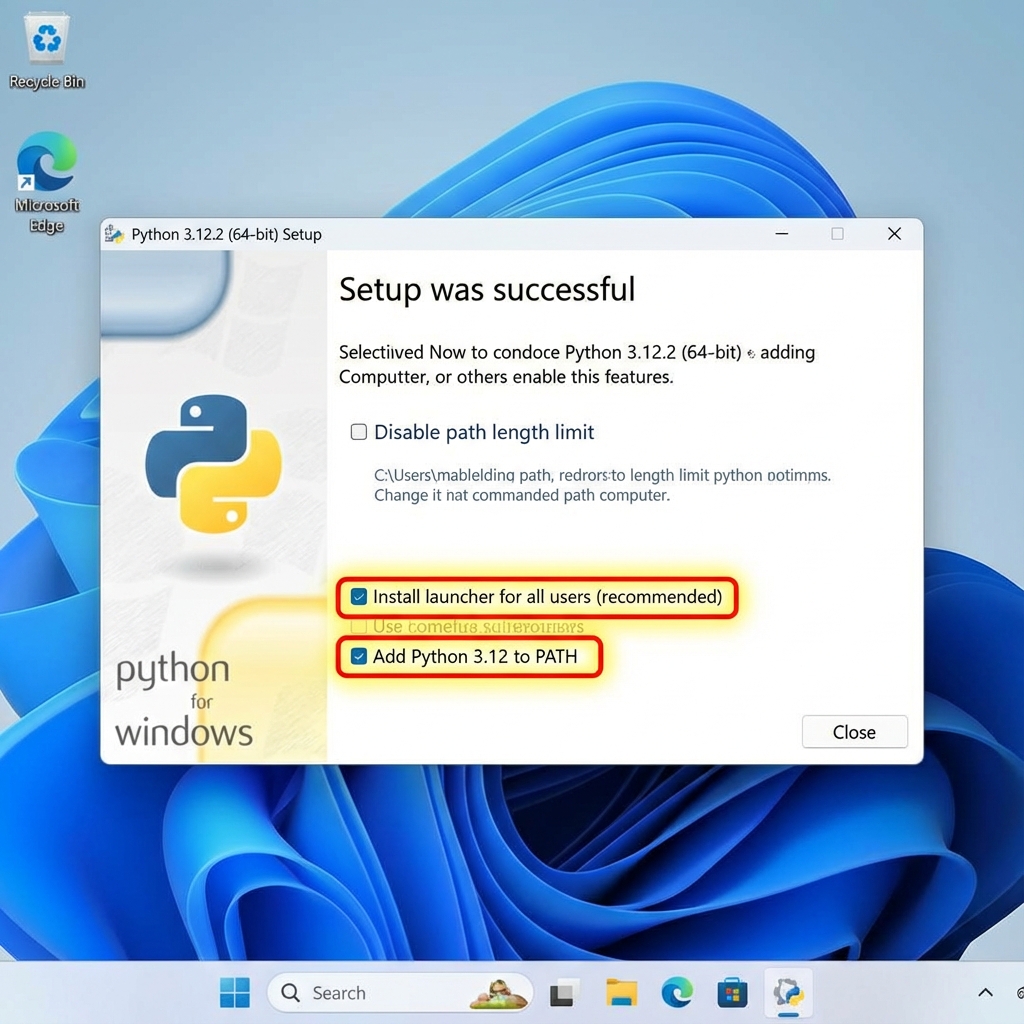 Instalador do Python